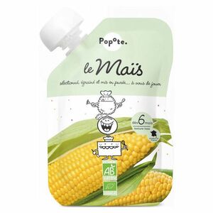POPOTE Zeleninová kapsička sladká kukurica od 6. mesiaca BIO 120 g vyobraziť