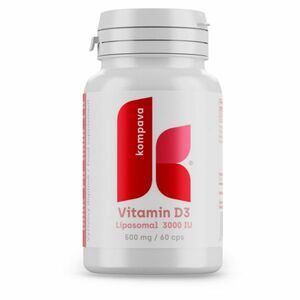 KOMPAVA Lipozomálny vitamín D3 500 mg 60 kapsúl vyobraziť