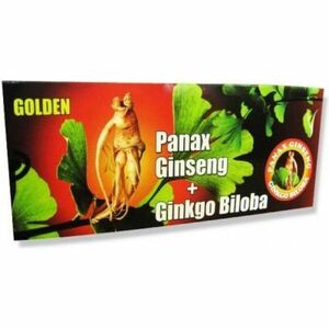 GOLDEN Panax ginseng + ginkgo biloba ampulky 10 x 10 ml vyobraziť