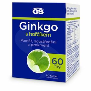 GS Ginkgo 60 mg s horčíkom 60 tabliet vyobraziť
