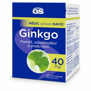 GS Ginkgo 40 mg 90 + 30 tabliet vyobraziť