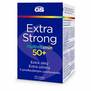 GS Extra strong multivitamín 50+ 100 tabliet vyobraziť