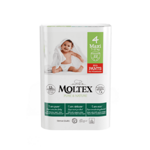 MOLTEX Pure & Nature Maxi Naťahovacie plienkové nohavičky 7-12 kg 22 kusov vyobraziť