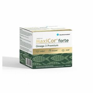 MAXICOR Forte omega 3 premium 90 kapsúl vyobraziť