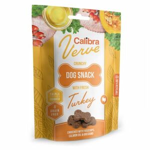 CALIBRA Verve Crunchy Snack Fresh Turkey maškrty s morkou pre psov 150 g vyobraziť