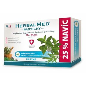 HerbalMed pastilky pri nádche 30 ks vyobraziť
