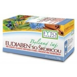 Fyto Pharma Bylinný čaj Eudiaben so škoricou, 20 x 1.5 g vyobraziť