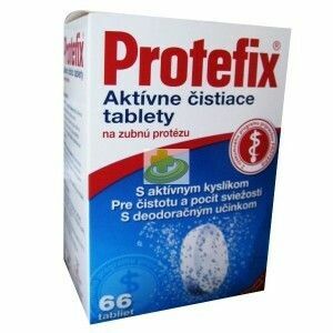 Protefix Aktivne čístiace tablety na zubnú protézu 66 ks vyobraziť