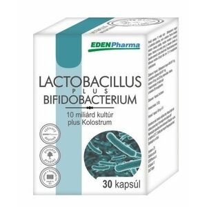 EDENPHARMA Lactobacillus plus Bifidobacterium 30 kapsúl vyobraziť
