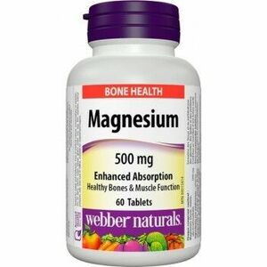 Webber Naturals Magnesium 500 mg 60 tabliet vyobraziť