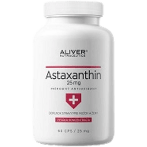 Aliver Nutraceutics Astaxanthin 25 mg 60 kapsúl vyobraziť