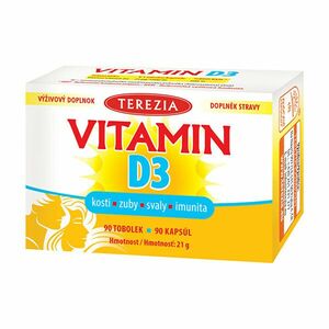 Terezia Vitamin D3 1000 IU 90 kapsúl vyobraziť