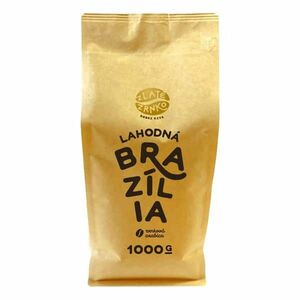 Zlaté Zrnko Káva Brazília zrnková 1000 g vyobraziť