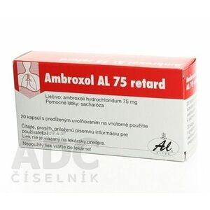 Ambroxol AL 75 retard 75 mg 1 x 20 kapsúl vyobraziť
