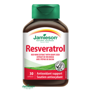 Jamieson Resveratrol 50 mg extrakt z červeného vína 30 kapsúl vyobraziť