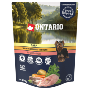 Ontario Kapsička Dog Carp with Vegetable in Broth 300 g vyobraziť