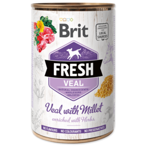 Brit Konzerva Fresh Veal with Millet 400 g vyobraziť