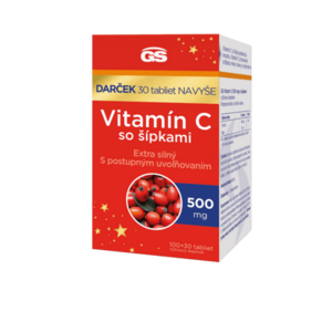 GS Vitamin C500 so šípkami darček2023 100+30 tabliet vyobraziť