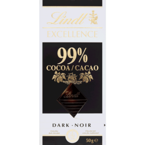 Lindt Excellence čokoláda horká 99% 50 g vyobraziť
