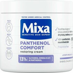 Mixa Panthenol Comfort obnovujúca telová starostlivosť aj na pokožku so sklonom k atopii, 400 ml vyobraziť