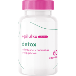Pilulka Selection Detox - pestrec mariánsky + kurkumín a piperín 60 kapsúl vyobraziť