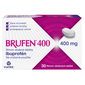 Brufen 400 Ibuprofenum 30 tabliet vyobraziť