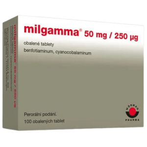 Milgamma 50 mg/250 µg 100 tabliet vyobraziť