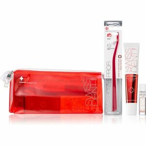 Swissdent Emergency Kit Red sada zubnej starostlivosti (pre šetrné bielenie a ochranu zubnej skloviny) vyobraziť