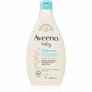 Aveeno Baby Hair&Body Wash detský šampón na vlasy a telo 400 ml vyobraziť