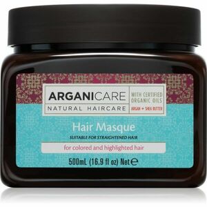 Arganicare Argan Oil & Shea Butter Hair Masque hĺbkovo hydratačná maska pre farbené vlasy 500 ml vyobraziť