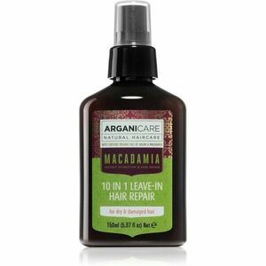 Arganicare Macadamia 10 In 1 Leave-In Hair Repair bezoplachová starostlivosť pre suché a poškodené vlasy 150 ml vyobraziť