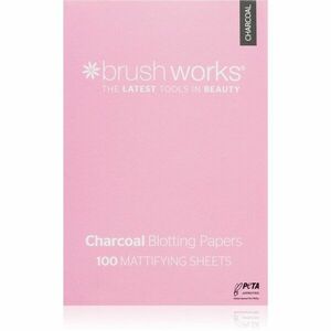 Brushworks Charcoal Blotting Papers zmatňujúce papieriky 100 ks vyobraziť