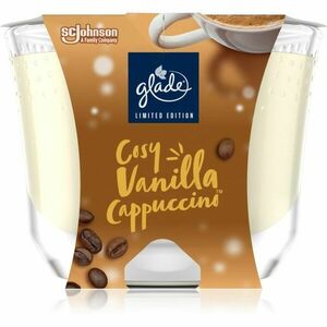 GLADE Cosy Vanilla Cappuccino vonná sviečka s vôňou Vanilla Foam, Roasted Coffee, Toasted Hazelnut 224 g vyobraziť