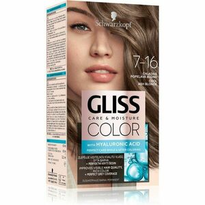 Schwarzkopf Gliss Color permanentná farba na vlasy odtieň 7-16 Cool Ash Blonde 1 ks vyobraziť