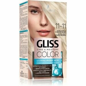 Schwarzkopf Gliss Color permanentná farba na vlasy odtieň 11-11 Ultra Light Titanium Blonde 1 ks vyobraziť
