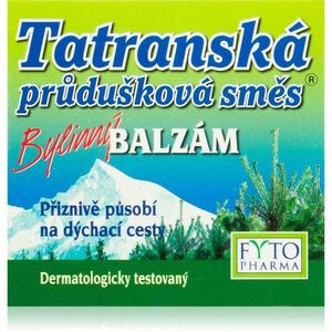 FytoPharma Tatranská priedušková zmes bylinná masť na podporu normálnej funkcie dýchacieho ústrojenstva 40 g vyobraziť