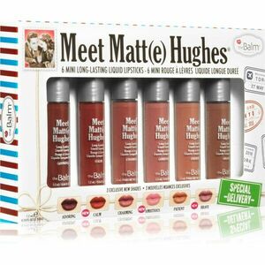 theBalm Meet Matt(e) Hughes Mini Kit Special Delivery sada tekutých rúžov vyobraziť