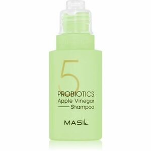 MASIL 5 Probiotics Apple Vinegar hĺbkovo čistiaci šampón na vlasy a vlasovú pokožku 50 ml vyobraziť
