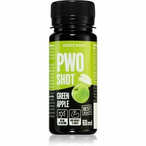Descanti PWO Shot podpora športového výkonu príchuť Green Apple 60 ml vyobraziť