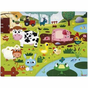 Janod Tactile Puzzle puzzle Farm Animals 2 y+ 20 ks vyobraziť