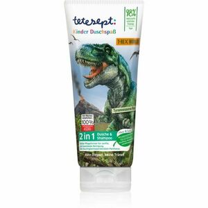 Tetesept Shower Gel & Shampoo T-Rex World jemný sprchový gél a šampón pre deti 200 ml vyobraziť