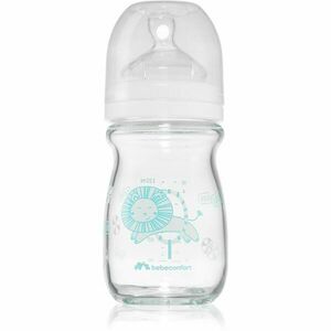 Bebeconfort Emotion Glass White dojčenská fľaša Lion 0-6 m 130 ml vyobraziť