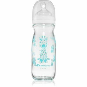 Bebeconfort Emotion Glass White dojčenská fľaša Giraffe 0-12 m 270 ml vyobraziť