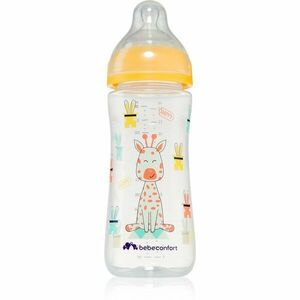 Bebeconfort Emotion Yellow dojčenská fľaša Giraffe 6 m+ 360 ml vyobraziť