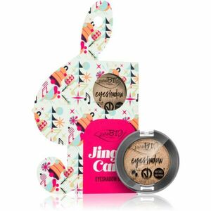 puroBIO Cosmetics Jingle Care Eyeshadow Box očné tiene darčeková edícia odtieň 01 Sparkling Wine 2, 5 g vyobraziť