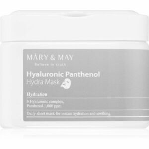 MARY & MAY Hyaluronic Panthenol Hydra Mask sada plátenných masiek pre intenzívnu hydratáciu pleti 30 ks vyobraziť