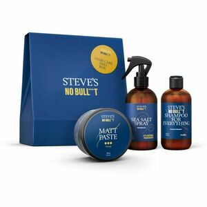 Steve's No Bull***t Hair Care Trio Box darčeková sada (na vlasy ) pre mužov vyobraziť