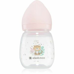 Kikkaboo Savanna Anti-colic Feeding Bottle dojčenská fľaša 3 m+ Pink 180 ml vyobraziť
