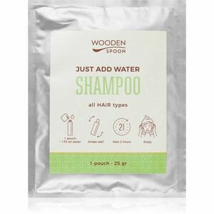 WoodenSpoon Just add water! prírodný šampón na lesk a hebkosť vlasov 25 g vyobraziť