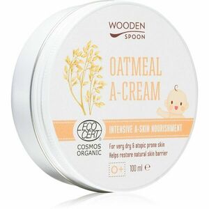 WoodenSpoon Oatmeal A-Cream výživný upokojujúci krém pre suchú až atopickú pokožku 100 ml vyobraziť